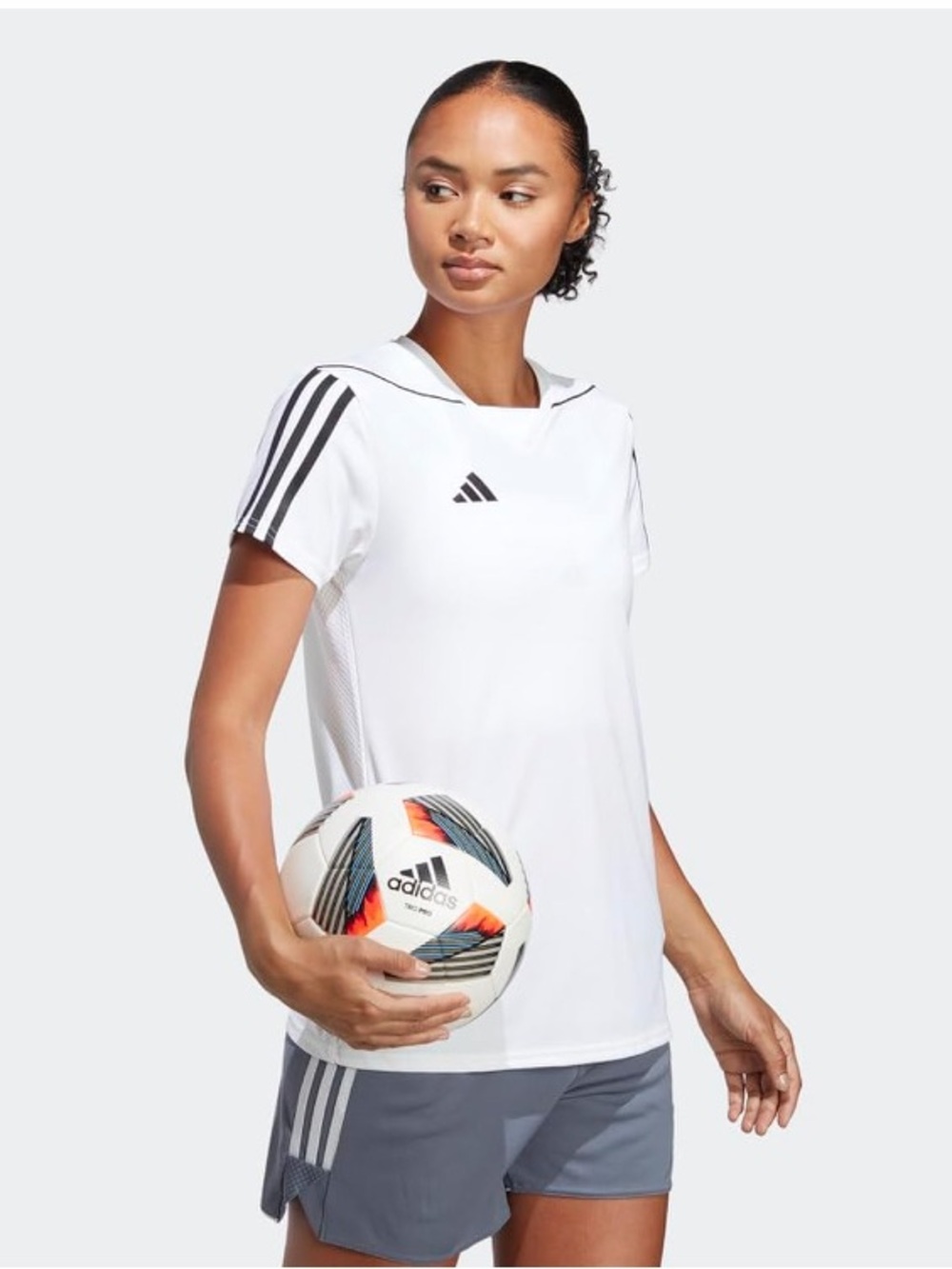 Adidas Tiro 23 Women’s Soccer Jersey - WHITE/BLACK SIZE: 1XWOMEN'S ✨-NWT